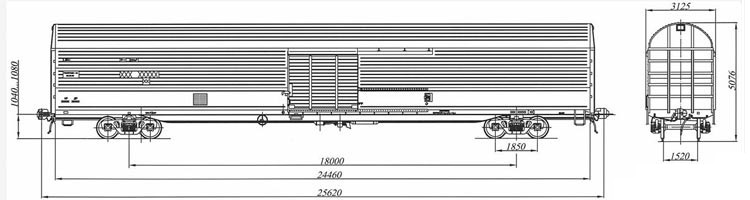 CMGV wagon model 11-1709